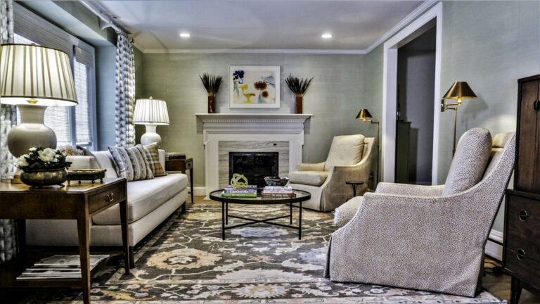 custom designed living room